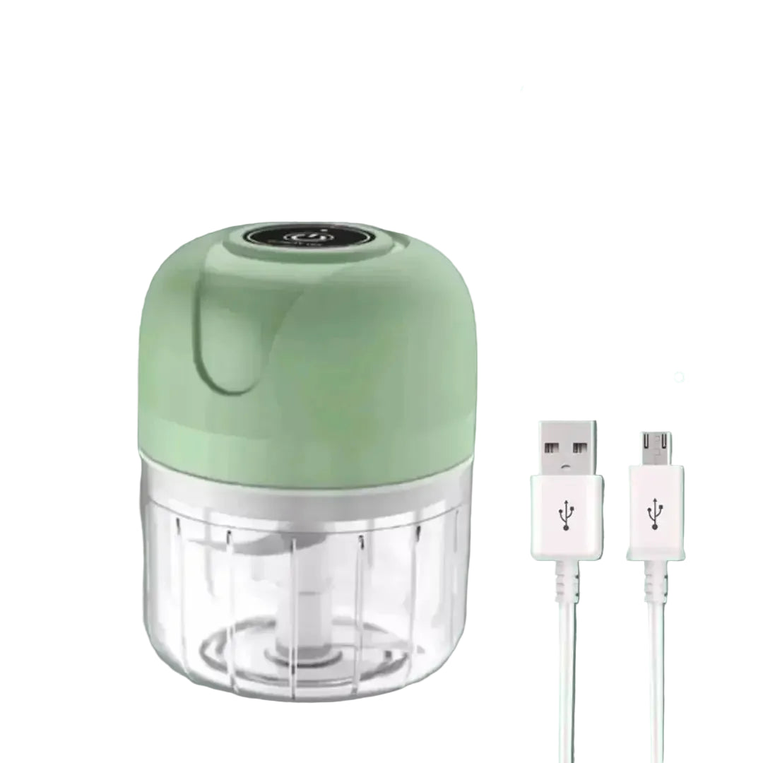 Mini Processador Alimentos Automático Sem Fio