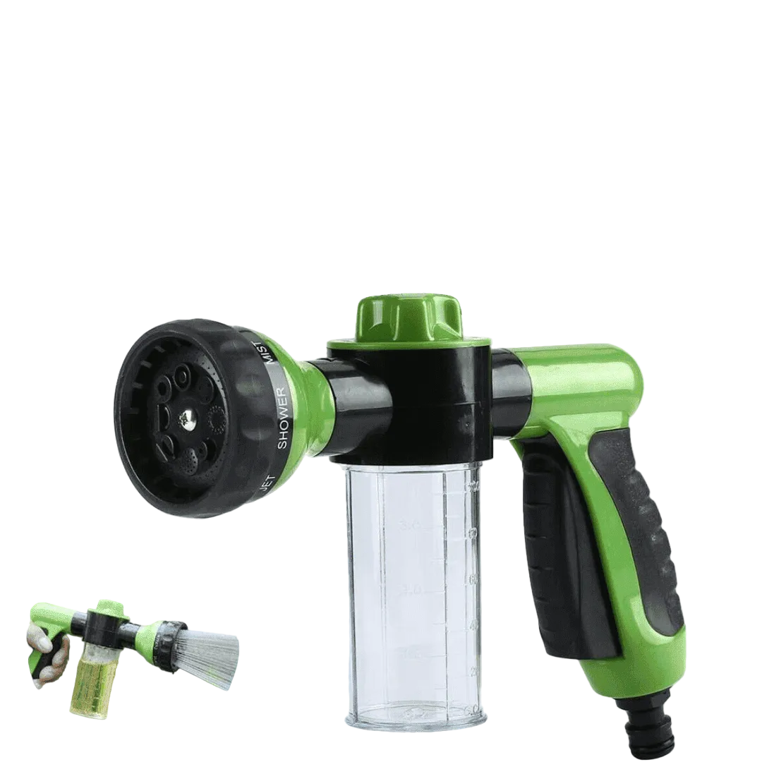 Pistola de Alta Pressão com Espuma 8 em 1